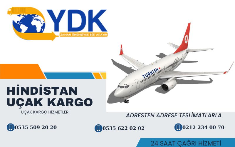 Hindistan uçak kargo servisi.