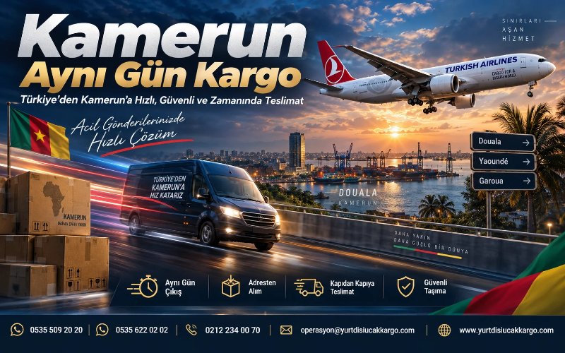 Kamerun Aynı Gün Kargo