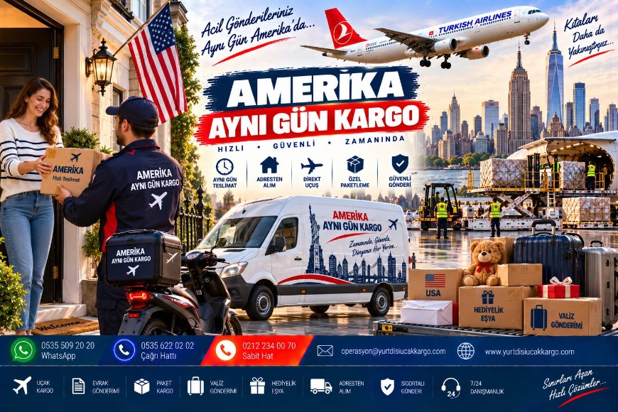 Amerika Aynı Gün Kargo