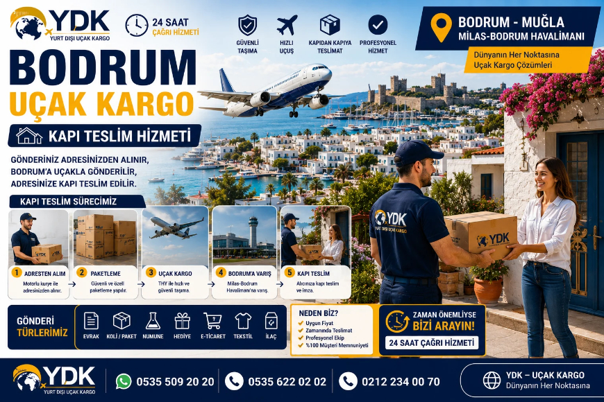 İstanbul Bodrum Uçak Kargo