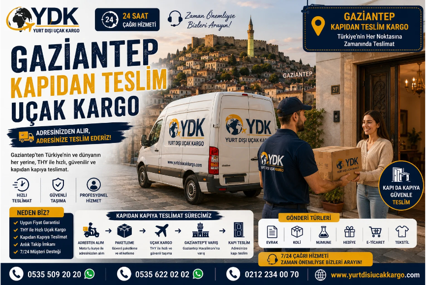 Gaziantep Kapı Teslim Kargo
