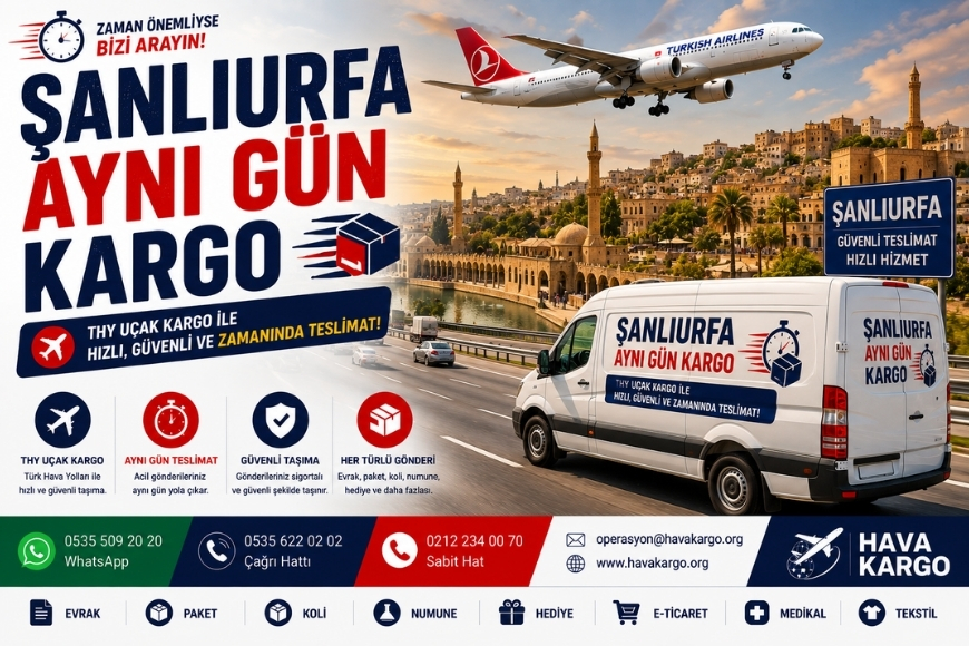 Şanlıurfa Aynı Gün Kargo