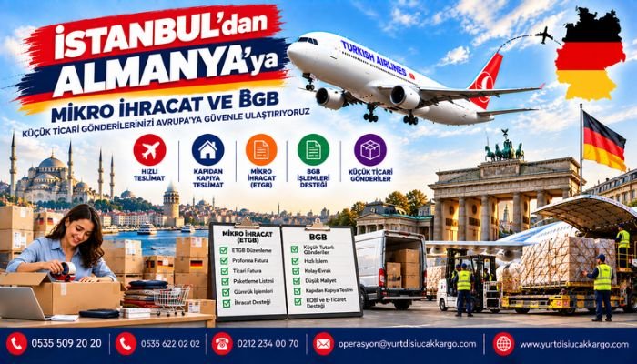 İstanbul Almanya Kargo Mikro İhracat ve BGB